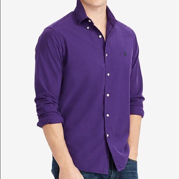 Mens Polo Ralph Lauren Oxford Button Up - Picture 3 of 8